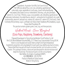 Load image into Gallery viewer, Nextfood Muesli - Choco Berryland (Choco Pops, Raspberry, Strawberry &amp; Cranberry) 350g
