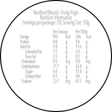 Load image into Gallery viewer, Nextfood Muesli - Fruity Yogis (Freeze-dried Yogurt, Chia Seed &amp; Apple) 1KG

