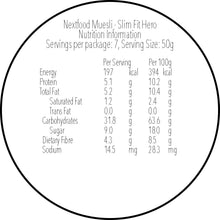Load image into Gallery viewer, Nextfood Muesli - Slim Fit Hero (Strawberry, Chia Seed &amp; Cranberry) 350g
