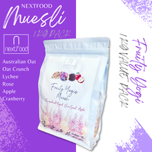 Load image into Gallery viewer, Nextfood Muesli - Fruity Yogis (Freeze-dried Yogurt, Chia Seed &amp; Apple) 1KG
