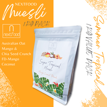 Load image into Gallery viewer, Nextfood Muesli - Summer Tropical (Mango-Chia Seed Crunch, Mango, Coconut) 1KG
