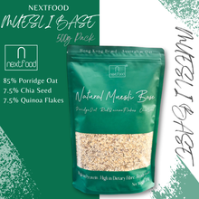 Load image into Gallery viewer, Nextfood Muesli Base  - Australian Porridge Oat, Red Quinoa Flakes &amp; Chia Seed Mix (500g)
