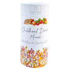 Load image into Gallery viewer, Nextfood Muesli - Childhood Dream (Ovaltine Biscuits, Strawberry &amp; Hazelnut) 350g
